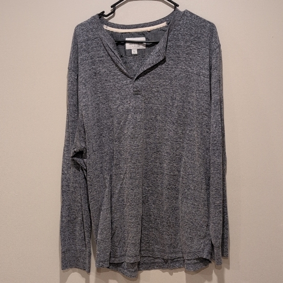 Paper Denim & Cloth Other - Paper Denim & Cloth Charcoal Henley Top